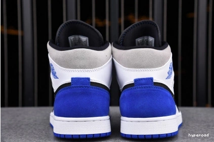 Hyperoad AIR JORDAN BLACK 1 SE MID TOE' 'ROYAL 0714